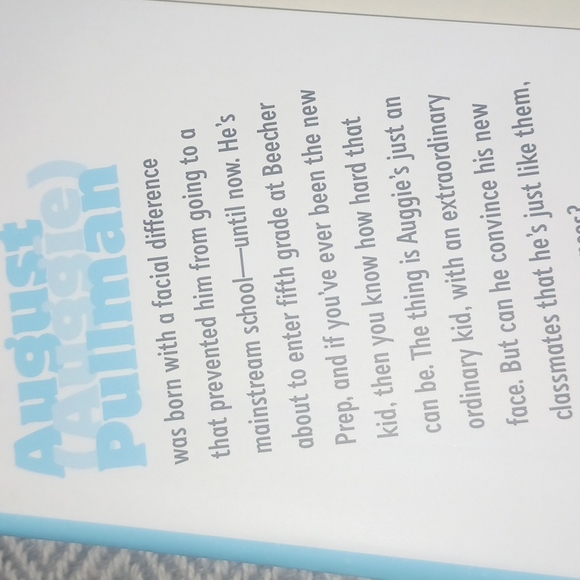 Wonder, Auggie &Me and 365 Days...books - Picture 4 of 11